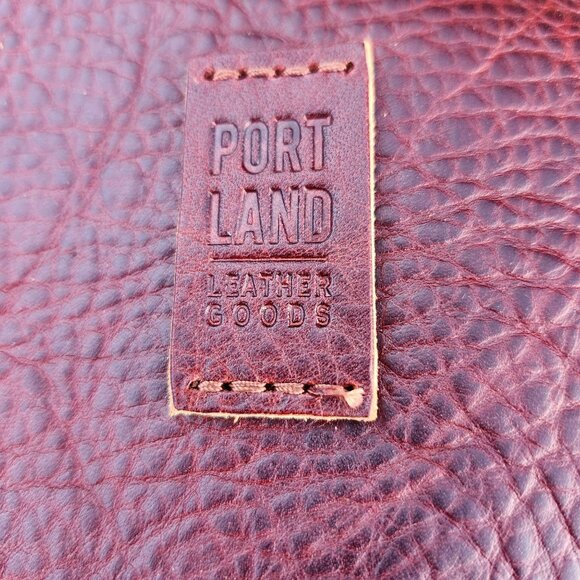 Portland Leather Cinnamon Bear Festival Bag Crossbody Rich Pebbled Leather - Picture 2 of 10